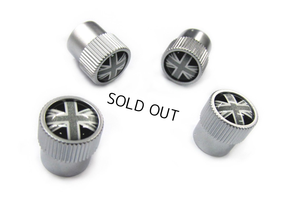 画像2: MINI バルブキャップ BLACKJACK (シルバー) (2)