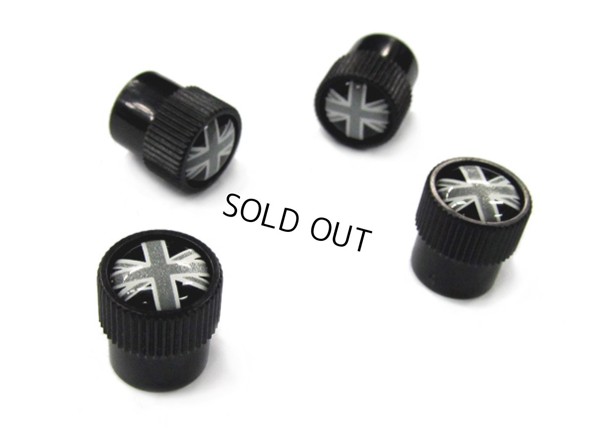 画像2: MINI バルブキャップ BLACKJACK (ブラック) (2)