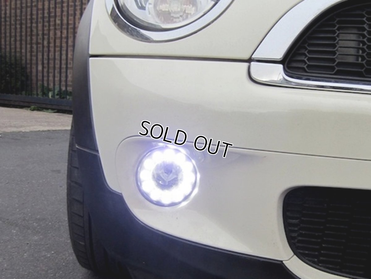 画像2: バルカン LED DRL付フォグランプ(インナーブラック) for MINI R55/R56/R57/R60/R61 (2)