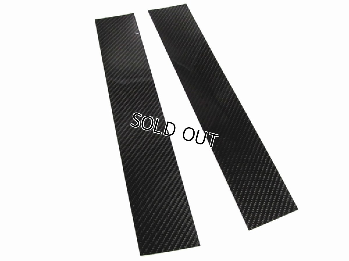 画像2: ブラックカーボンピラーパネル 2pcs VW NewBeetle (2)