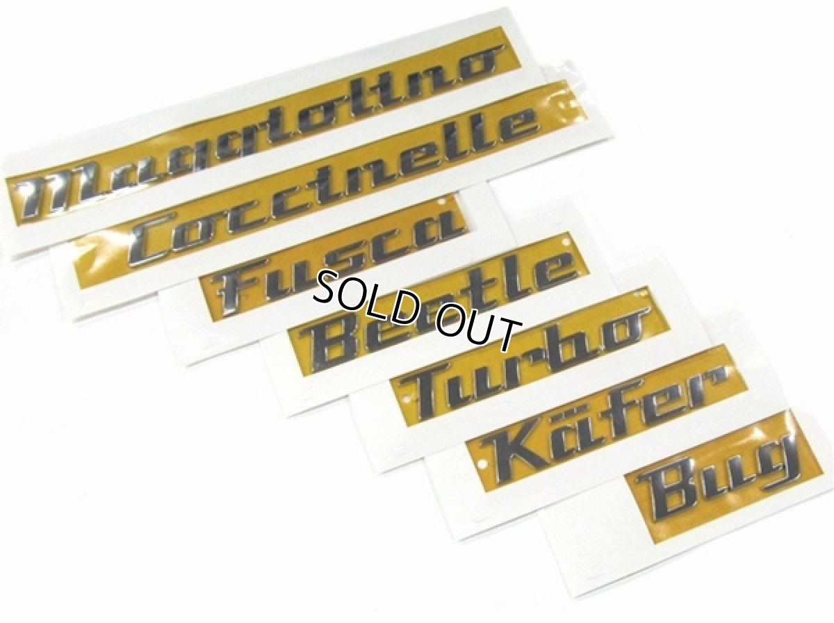 画像4: VW リアエンブレム "Fusca" (フスカ) (4)