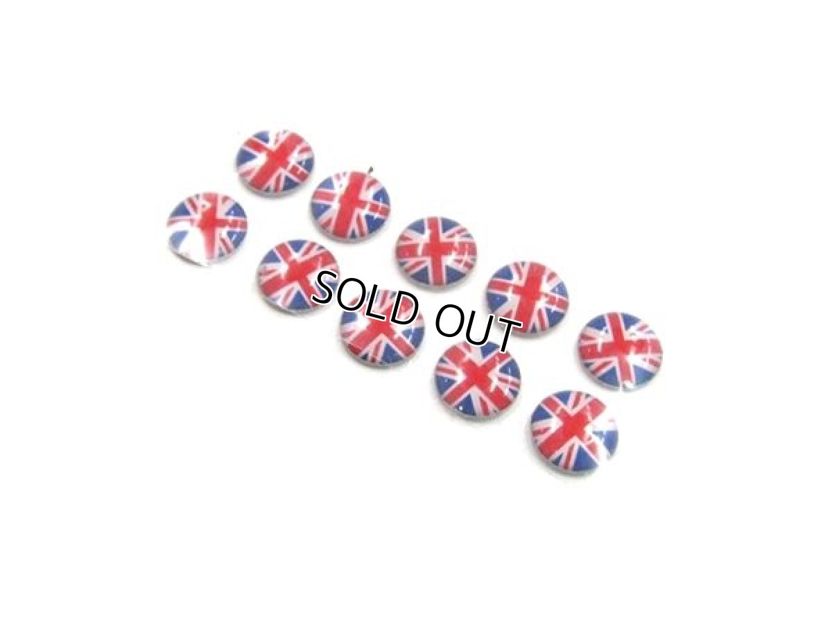 画像2: エンブレムステッカー 8φ 10pcs ユニオンジャック (2)