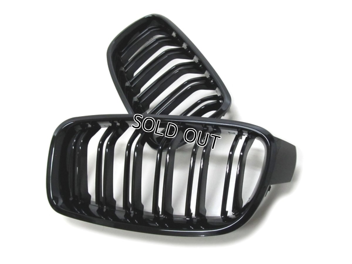 画像4: 【OUTLET】BMW M-Look フロントグリル (グロスブラック) for F30/F31 (3シリーズ) (4)