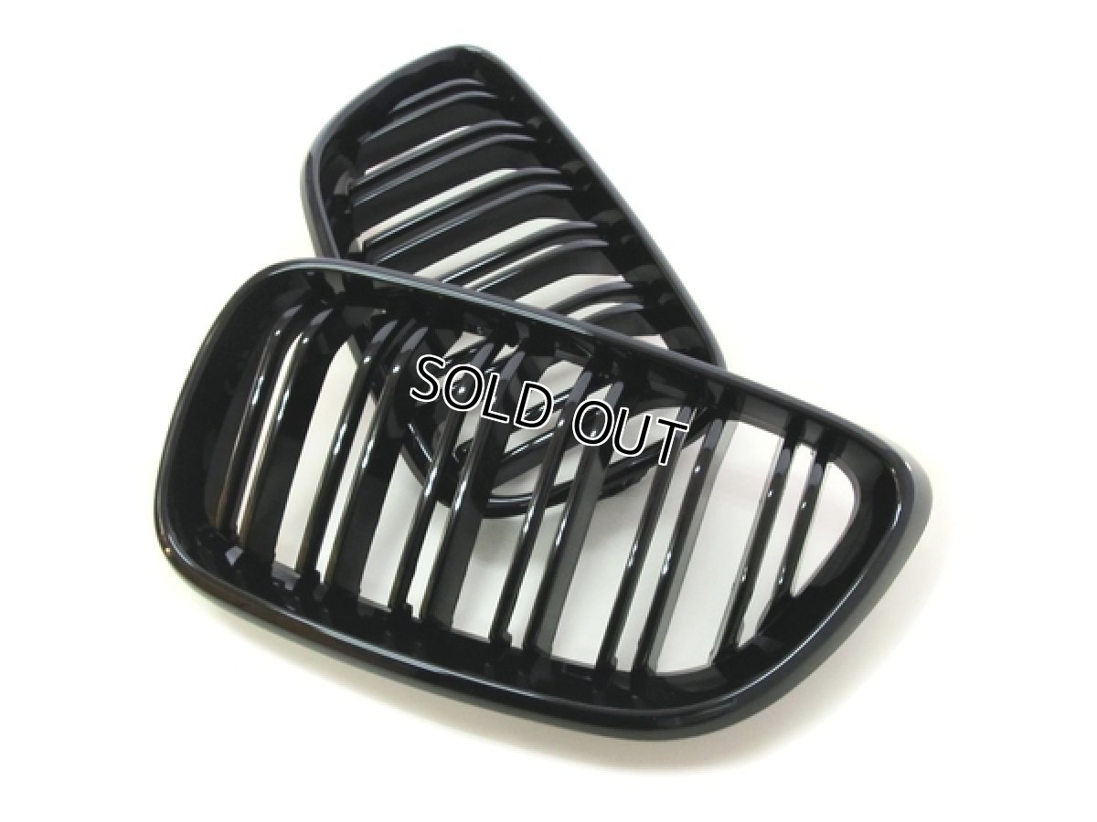 画像2: BMW M-Look フロントグリル (グロスブラック) for F22 (2シリーズ) (2)