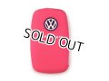 US VW純正 シリコンキーカバー VWロゴ (ピンク)