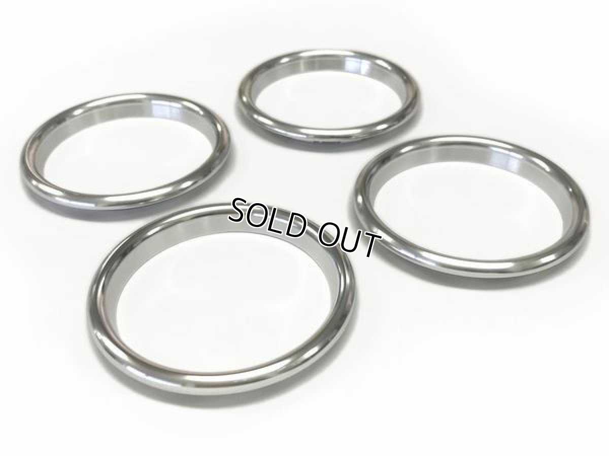 画像4: アルミ カラーエアベントベゼル 4pcs (アルミシルバー) for Audi A3/S3(8V) (4)