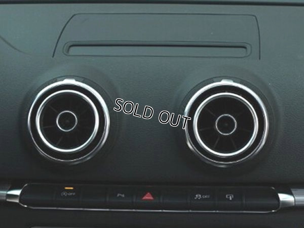 画像2: アルミ カラーエアベントベゼル 4pcs (アルミシルバー) for Audi A3/S3(8V) (2)