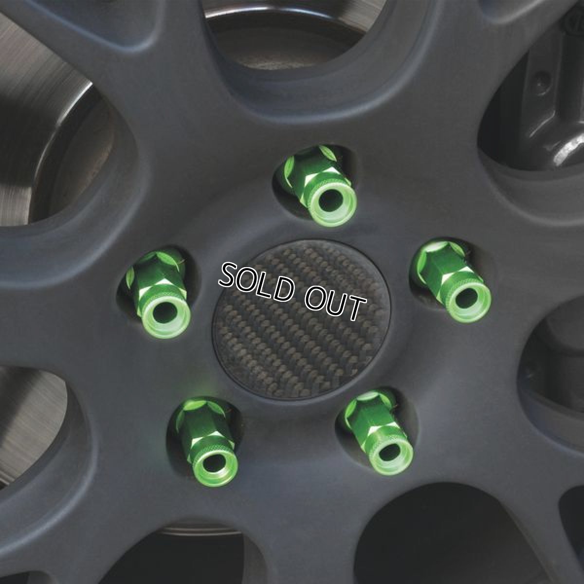 画像2: 【OUTLET】FOLIATEC Lug Nuzz Cover ラグナットカバー "17mm" GREEN(グリーン) (2)