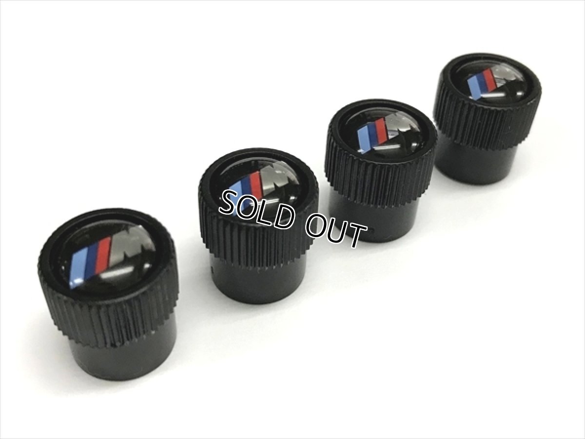 画像3: BMW バルブキャップ "M"ブラック/ブラック（BMW VALVE STEM CAPS M） (3)
