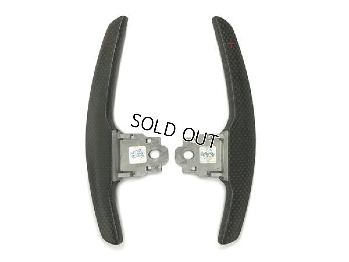 画像2: AUTOTECKNIC カーボンパドルシフト マットカーボン/レッドインジケーター for BMW (2)