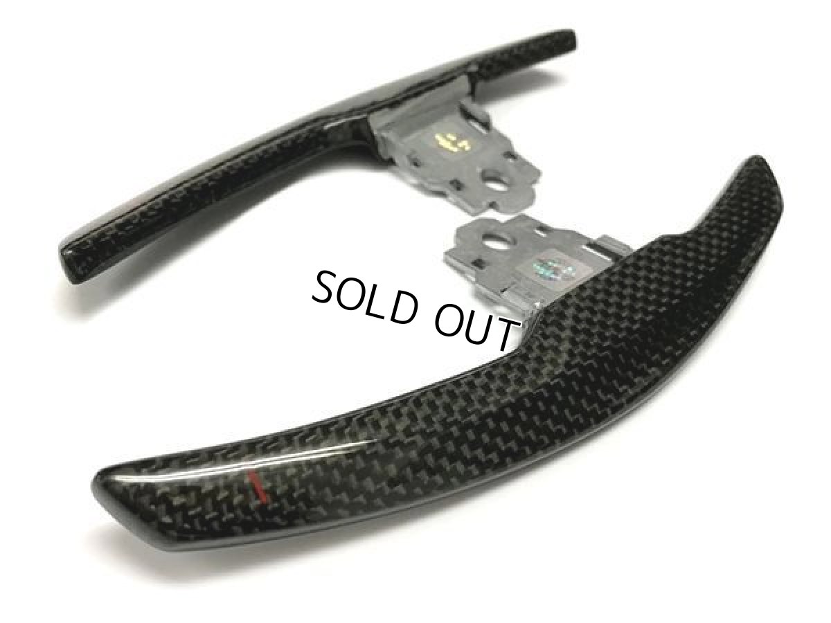 画像3: AUTOTECKNIC カーボンパドルシフト  グロスカーボン/レッドインジケーター for BMW (3)