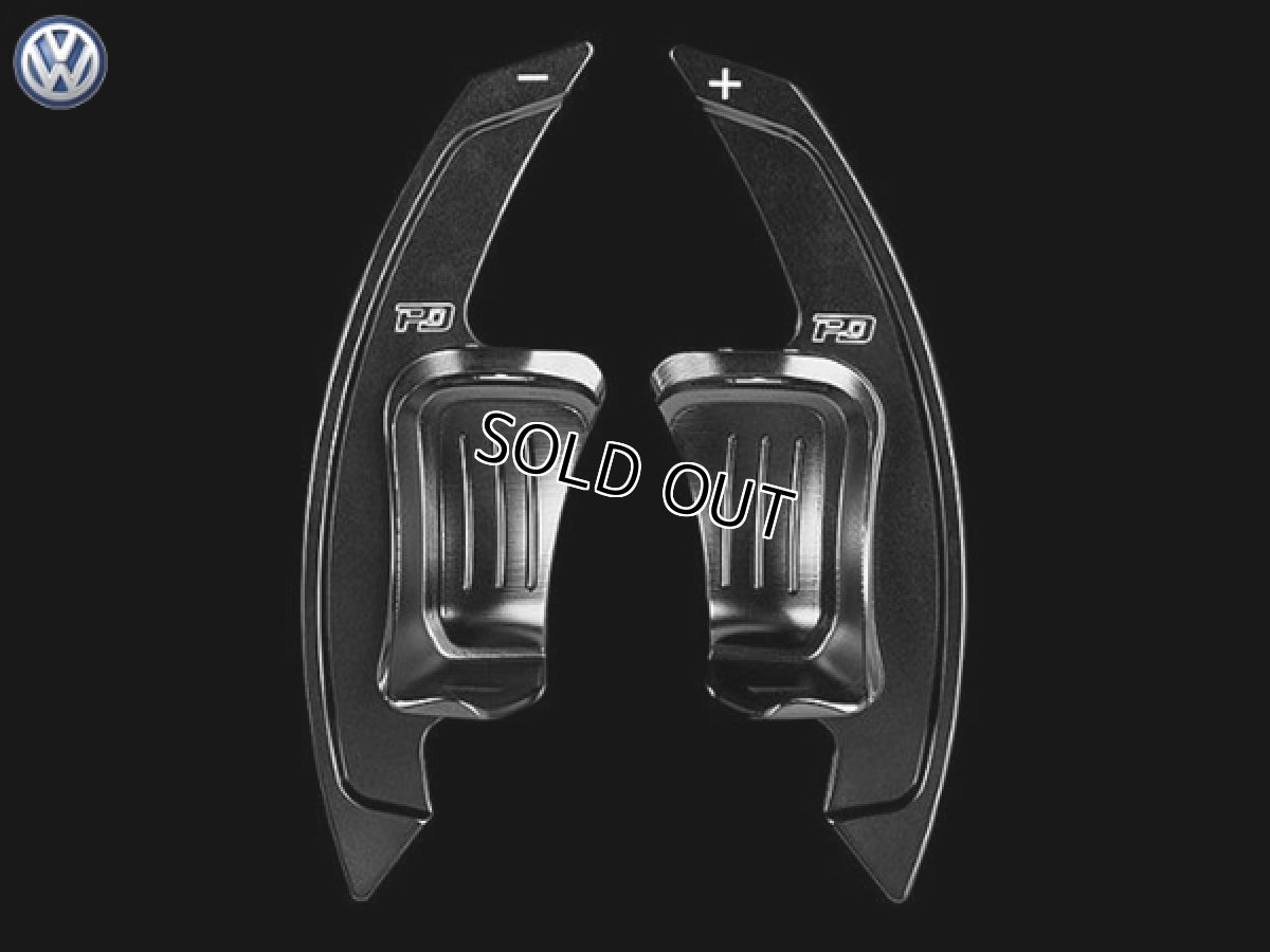 画像2: PD アルミパドルシフター for VW Golf6 GTI/R (ブラック) (2)