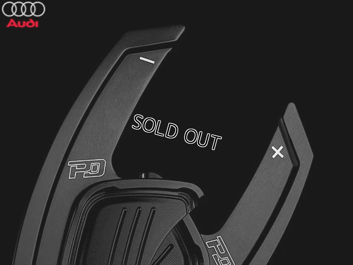 画像6: PD アルミパドルシフター for Audi Version4 (ブラック) (6)