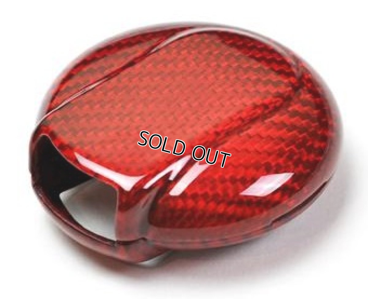 画像2: AUTOTECKNIC カーボンキーケース RED for MINI F54/F55/F56/F57/F60 (2)
