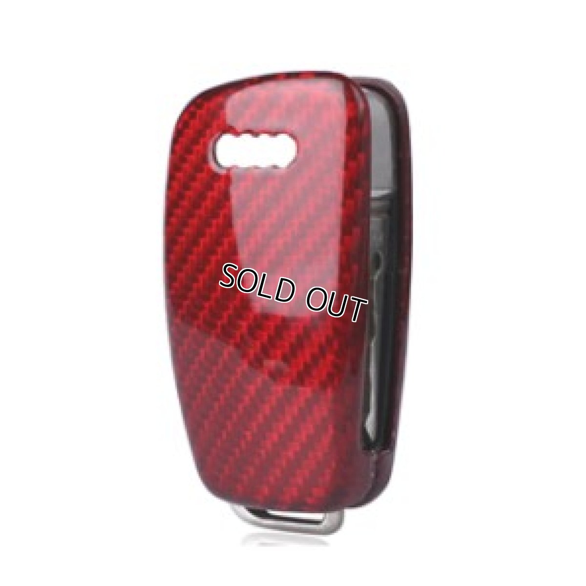 画像2: AutoStyle カーボンキーケース RED for  AUDI A1/A3/A4/TT (2)