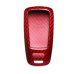 画像1: AutoStyle カーボンキーケース RED for  AUDI A4/A5/Q7'17~  (1)