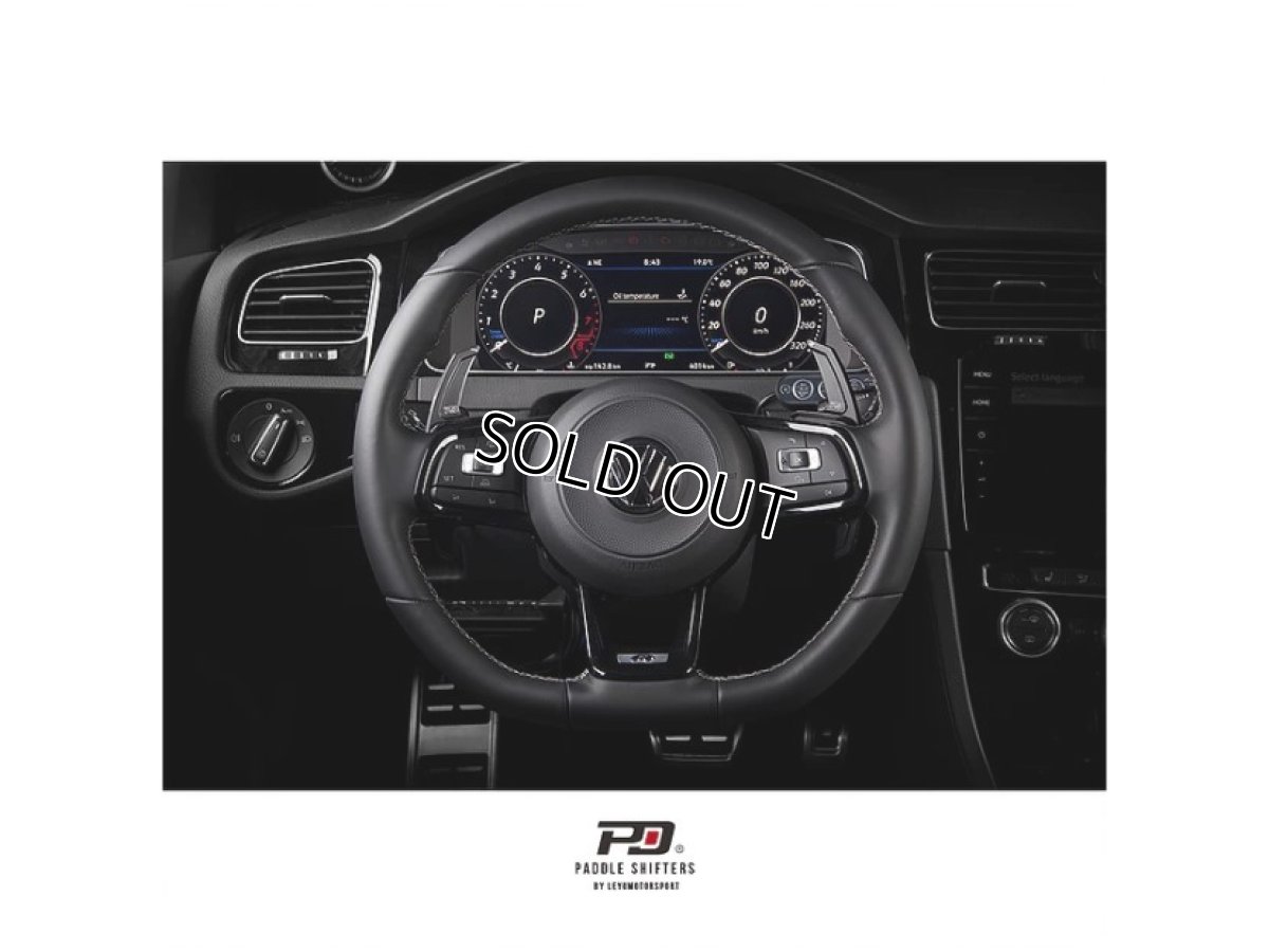 画像2: PD Paddle Shift Extension ブラック for GOLF7 GTI/R  (2)