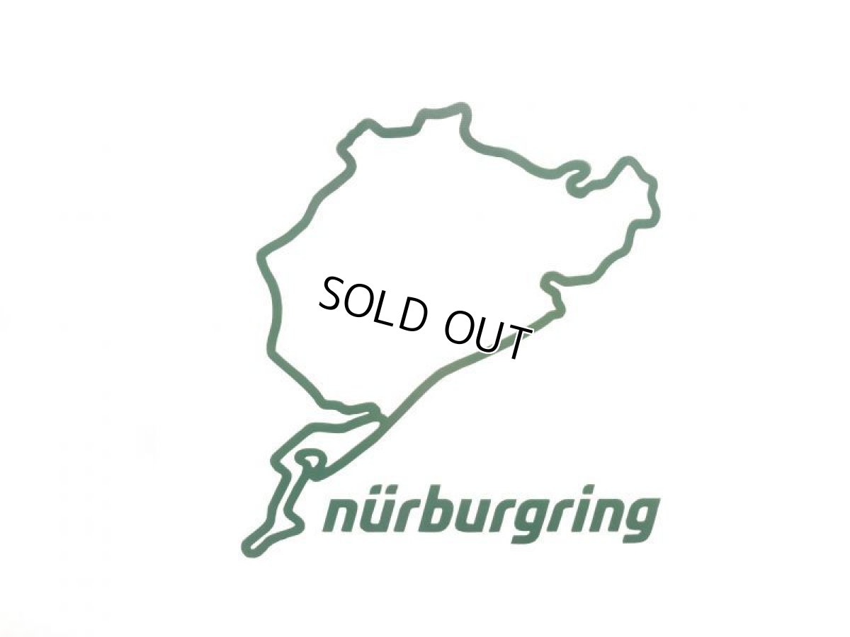 画像1: Nurburgring ステッカー8cm グリーン (1)