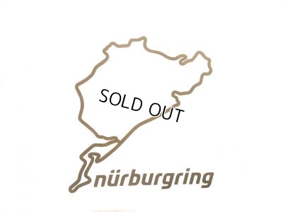 画像1: Nurburgring ステッカー8cm ゴールド
