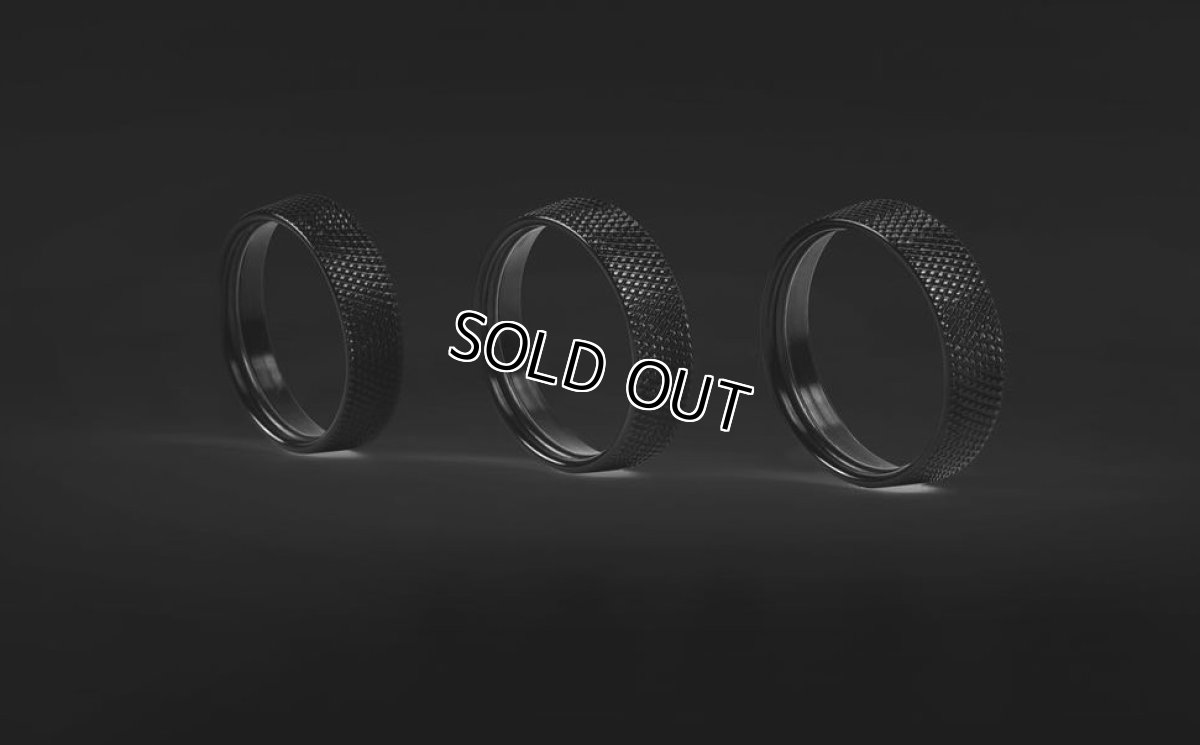 画像4: LEYO motorsport Billet Aluminum Knobs Black 3pcs (アルミローレットダイヤルリング ブラック)  (4)