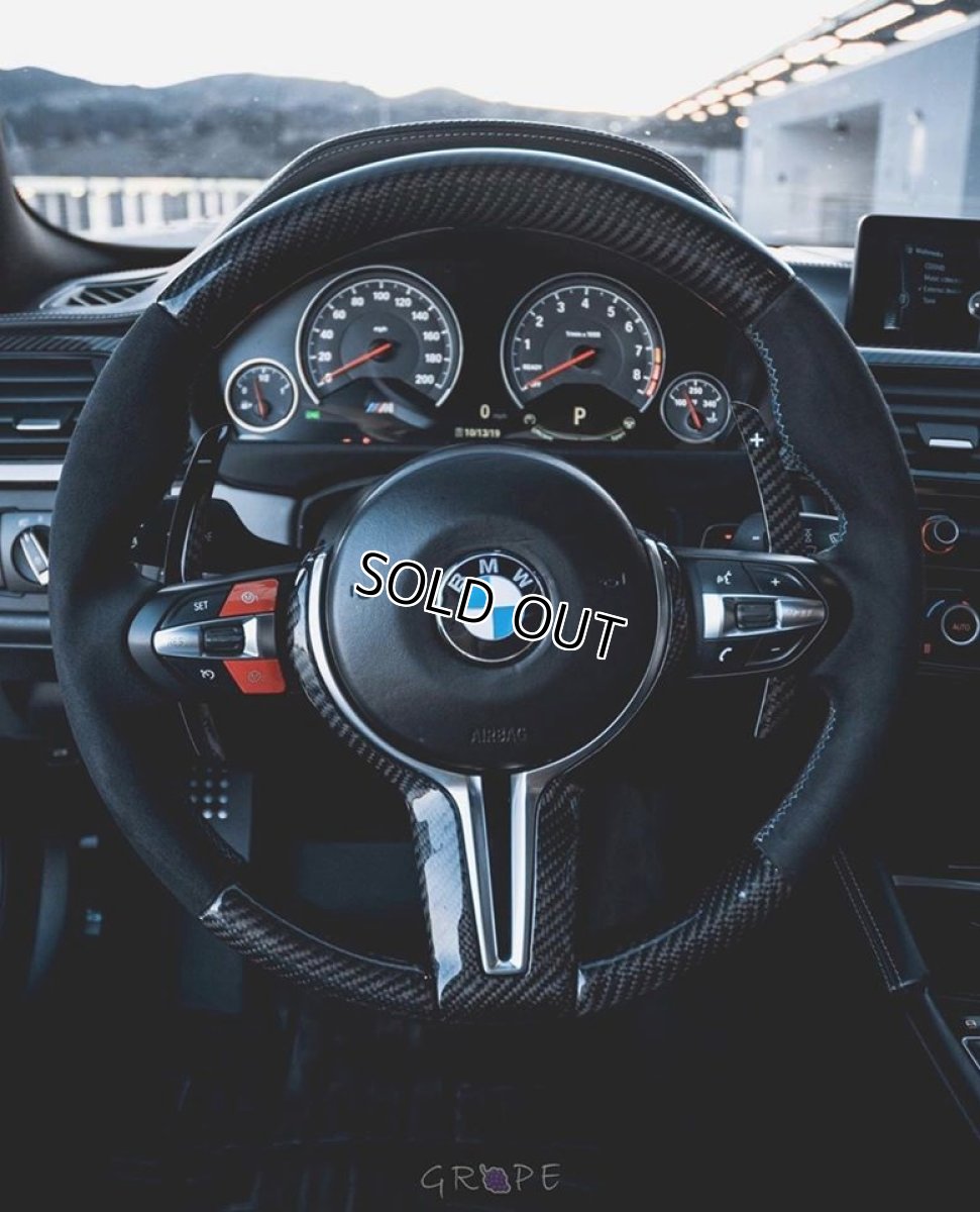 画像2: AUTOTECKNIC Carbon アウターステアリングホイールトリム for BMW M2/M3/M4/M5/M6 (2)