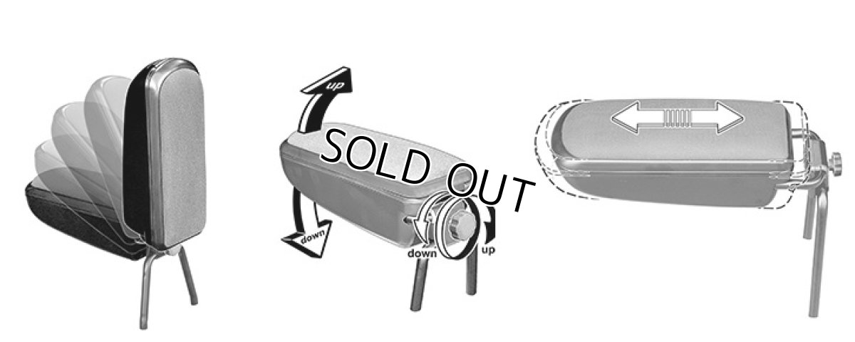 画像3: KAMEI アームレスト【ファブリック】 for FIAT500・ABARTH500/595/695 (3)