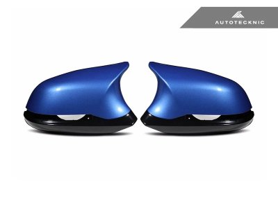 画像2: AUTOTECKNIC M-Style ドアミラーハウジングキット ESTORIA BLUE for BMW F22/F30/F87