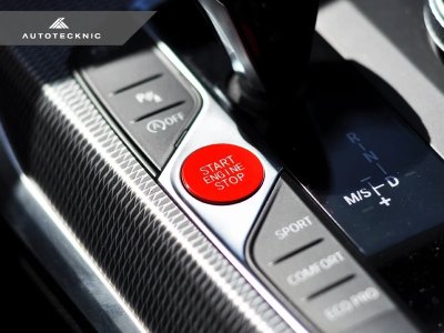 画像1: AUTOTECKNIC START/STOP BUTTON for BMW Gシリーズ Ver.2 (ブライトレッド)