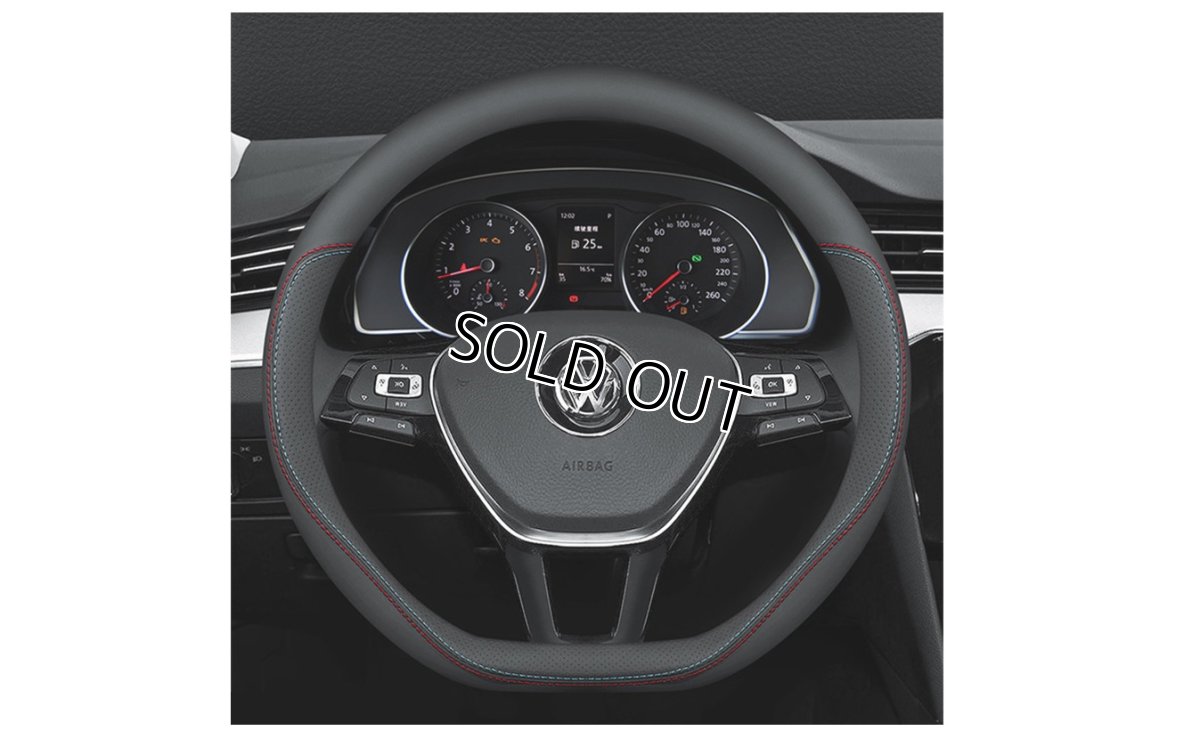 画像2: Autostyle ステアリングカバー レザートップ for VW GOLF8/7.5/7 (2)