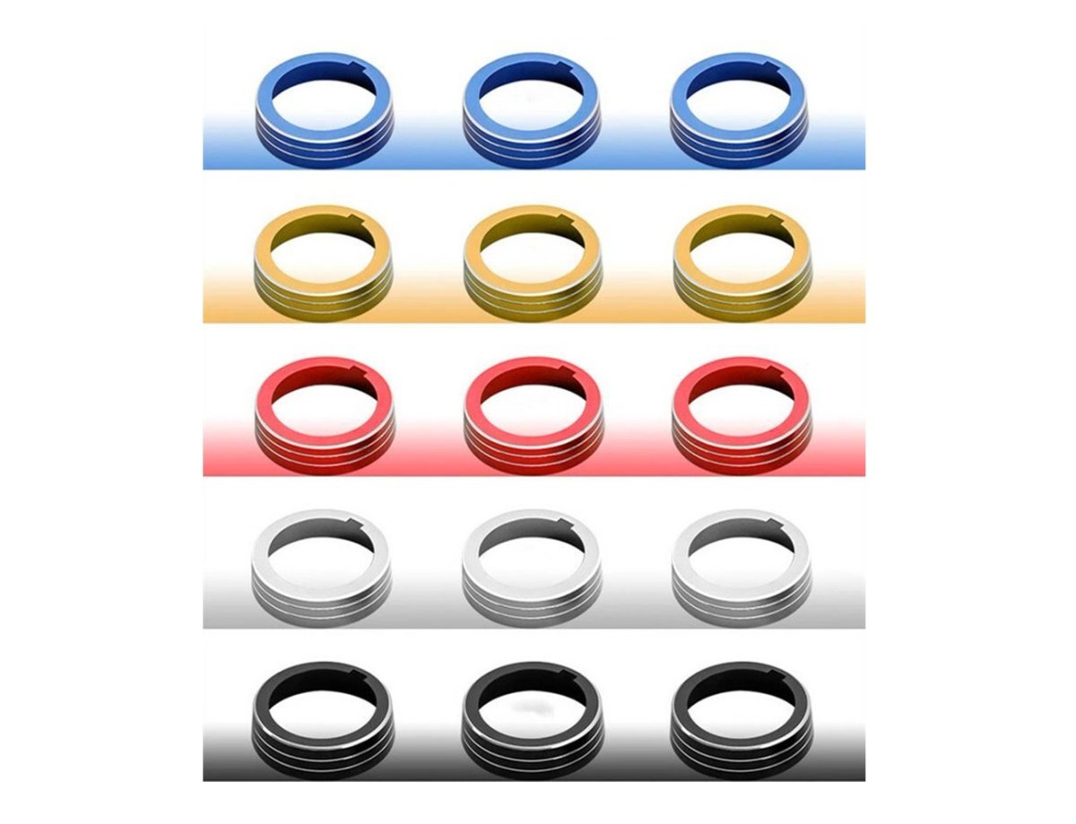 画像7: Autostyle アルミエアコンダイヤルリング（マニュアルエアコン） for VW GOLF7.5/7 (7)