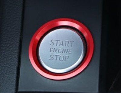 画像3: Autostyle AUDI Start/Stop Button/Ring RED