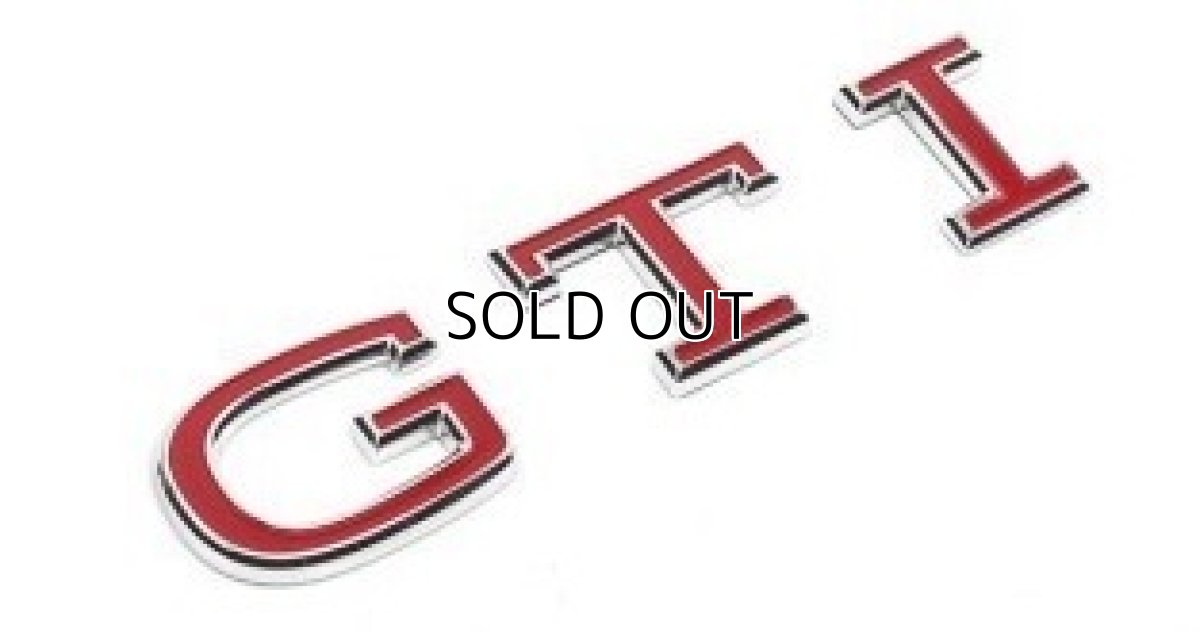 画像3: VW リアエンブレム GTI (3)