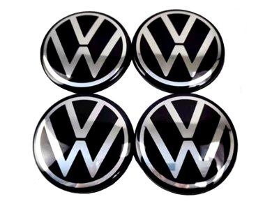 画像2: VW純正ホイールセンターキャップ Newロゴ 4pcs