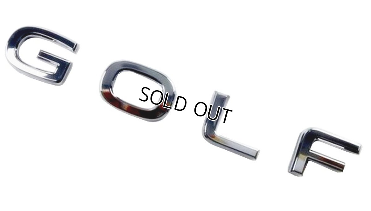 画像3: VW リアエンブレム GOLF (3)