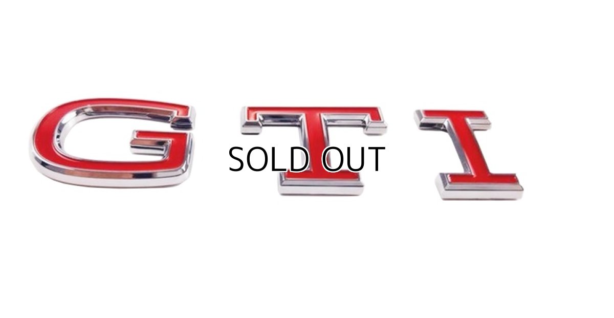 画像4: VW リアエンブレム GTI (4)