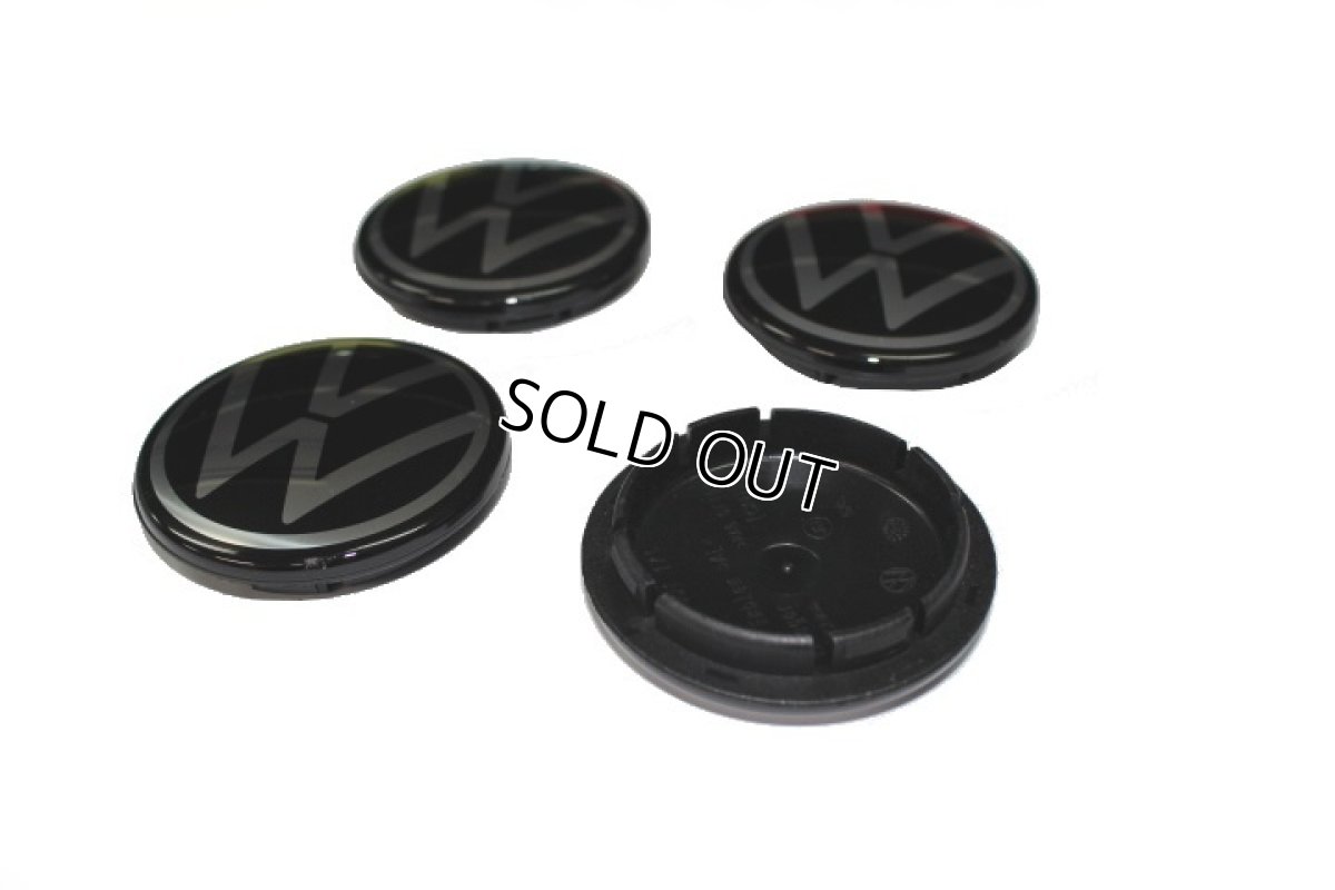 画像3: VW純正ホイールセンターキャップ Newロゴ 4pcs (3)