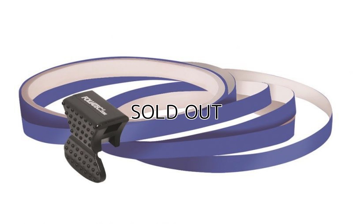 画像1: FOLIATEC ピンストライプリムテープ ダークブルー (1)