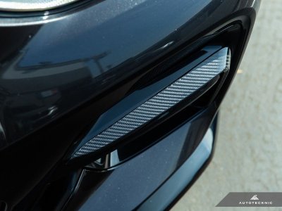 画像2: AUTOTECKNIC カーボンファイバーフロントバンパートリム for BMW X3/X4