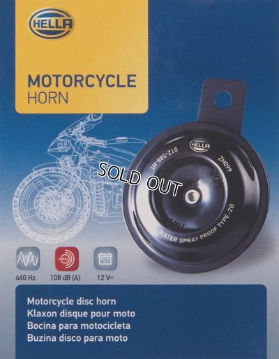 画像3: HELLA モーターサイクル シングルトーンホーン (MOTORCYCLE Singl Tone Horn Set)