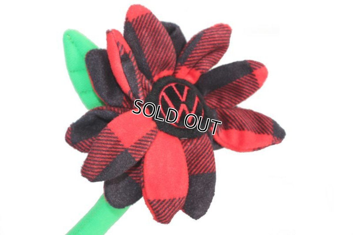 画像2: VW プラッシュデイジー BUFFALOチェック (VW BAFFALO PLAID DAISY FLOWER) (2)