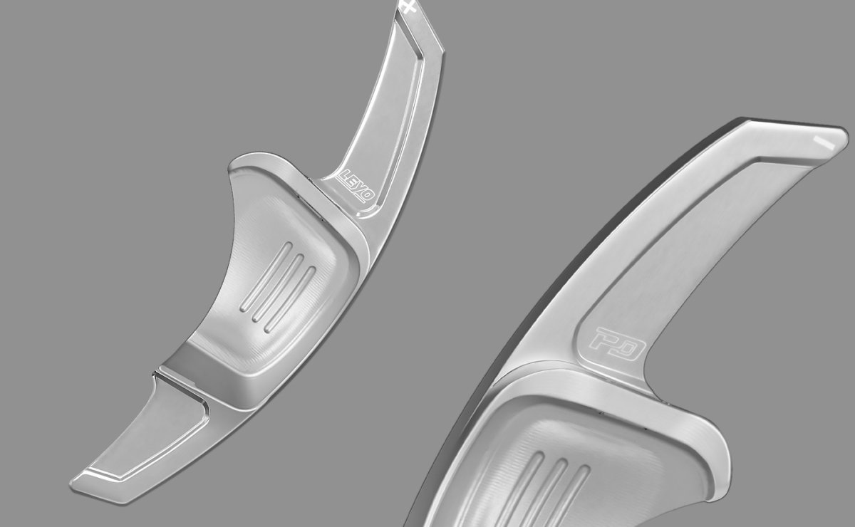 画像4: PD アルミパドルシフター for VW Golf8/POLO/ARTEON/TIGUAN (シルバー) (4)