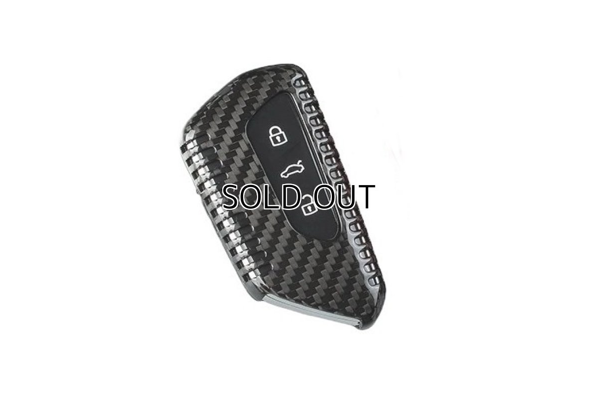 画像1: AutoStyle カーボンキーケース for VW GOLF８ (1)