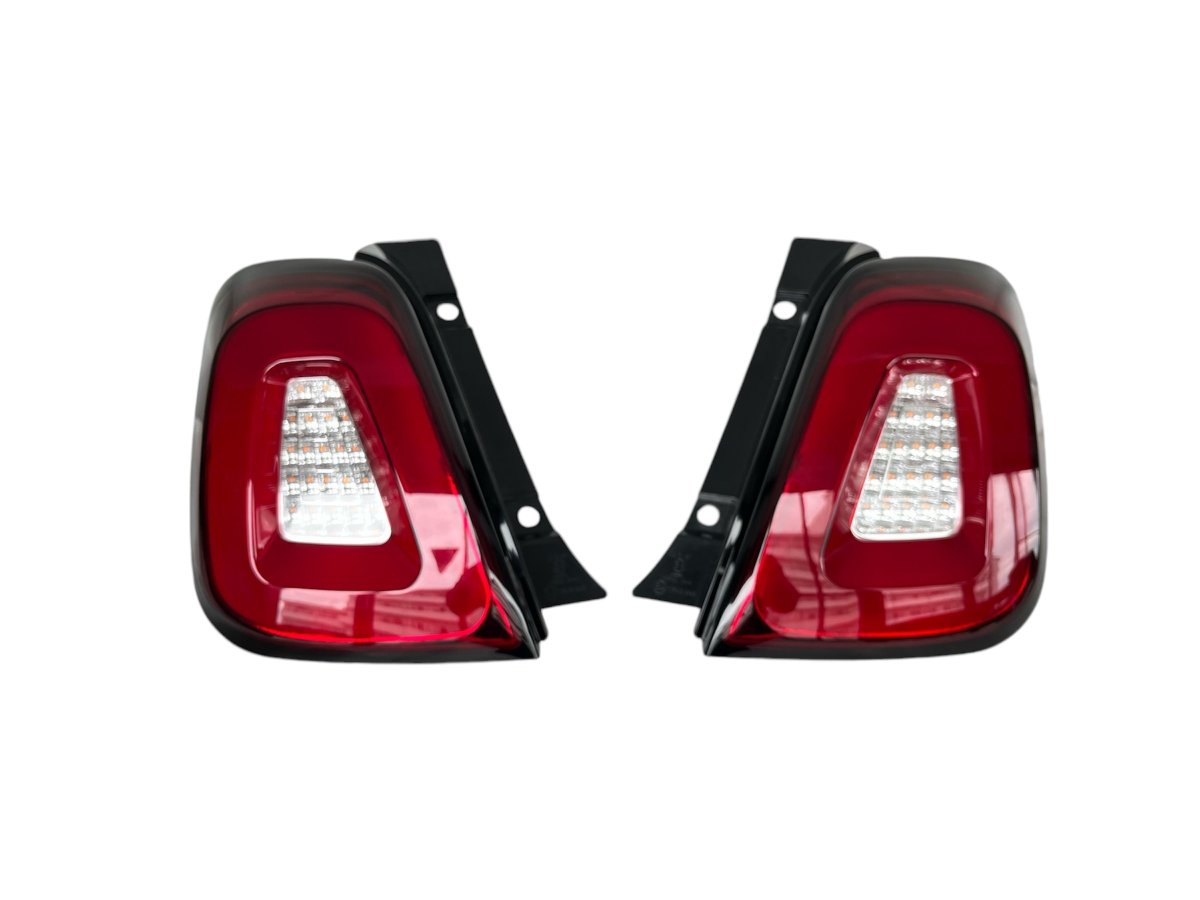 画像2: Autostye LEDテールレンズ レッド/クリア for FIAT500 ＆ ABARTH595/695 (2)