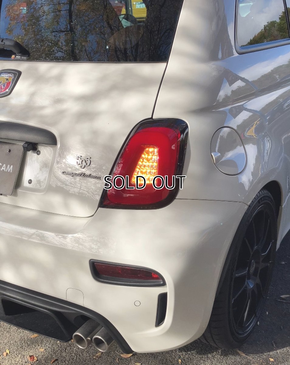 画像4: Autostye LEDテールレンズ レッド/クリア for FIAT500 ＆ ABARTH595/695 (4)