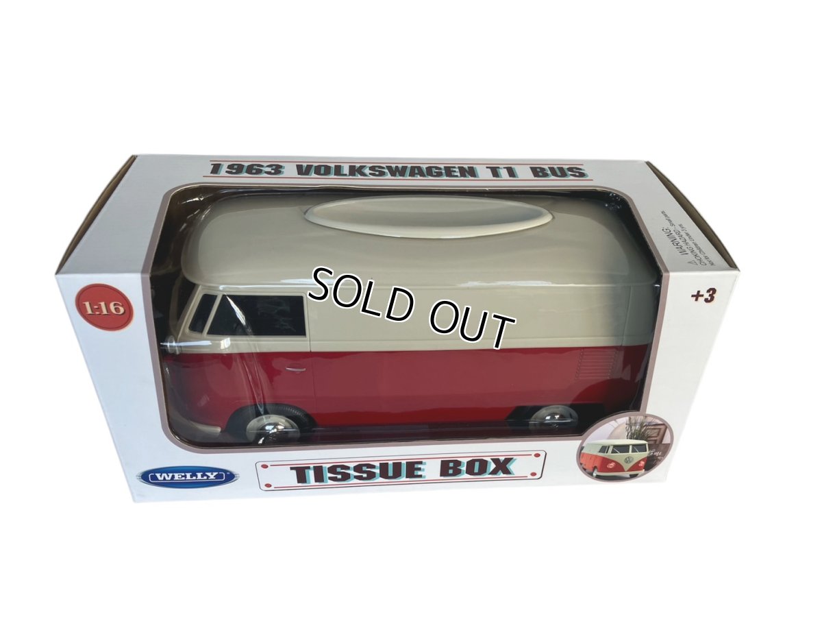 画像2: VOLKSWAGEN BUS TISSUE BOX TYPE1 RED (2)
