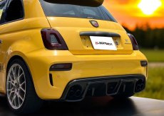 画像2: Autostye LEDテールレンズ ダークレット/スモーク for FIAT500 ＆ ABARTH595/695 (2)