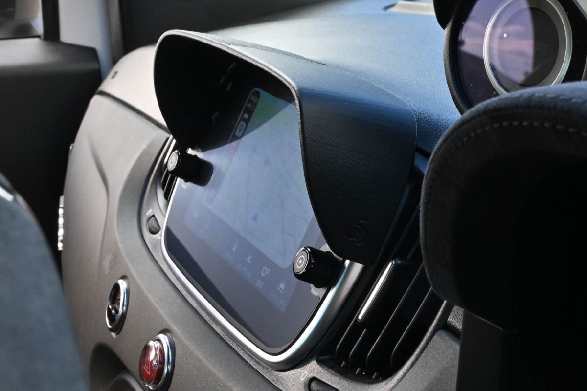画像2: core Monitor Vizor for ABARTH 595・695/FIAT 500 (2)