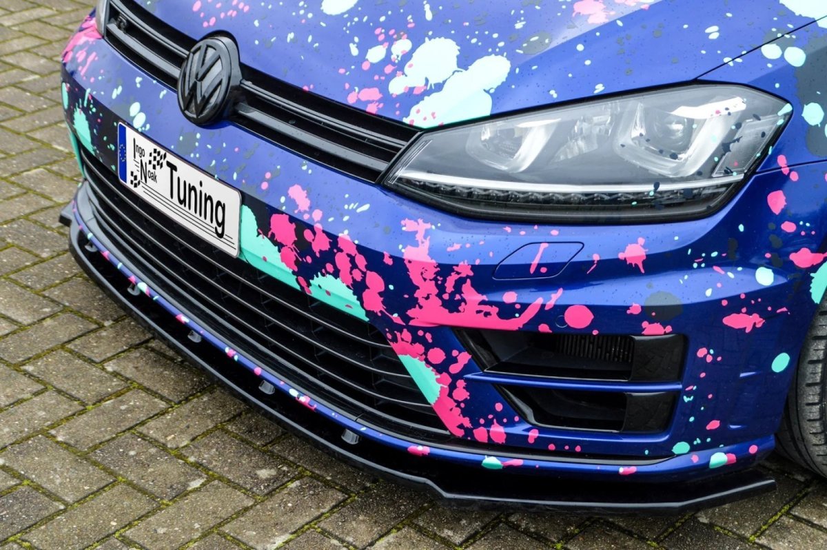 画像1: INGO NOAK TUNING　カップフロントスポイラーリップ　VW  GOLF7 R　/R-line （AU） (1)