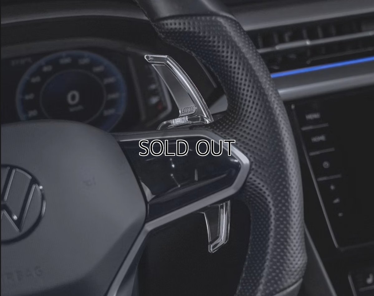 画像2: LEYO CLEAR PADDLE SHIFT EXTENSION for VW Golf8/POLO/ARTEON/TIGUAN (クリア) (2)
