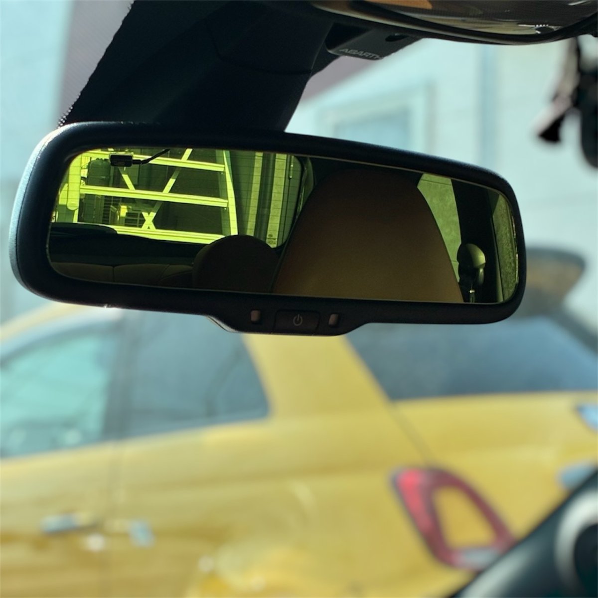 画像1: A/S+ Wide View Room Mirror Lenz for ABARTH500/595/695&FIAT500  (1)